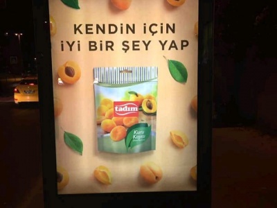 Bilboard, Duvar, Led Ekran, Metrobüs durakları, Totem ve Yol Panoları