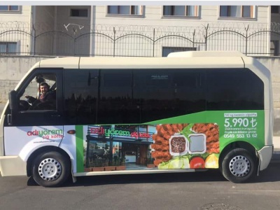 Minibüs Giydirme Reklamları