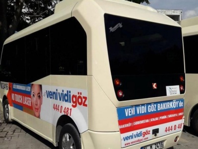 Minibüs Giydirme Reklamları