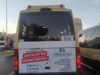 Minibüs Giydirme Reklamları