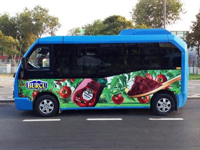Minibüs Giydirme Reklamları