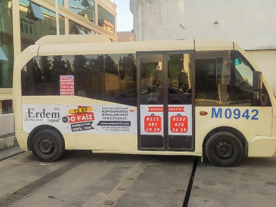 Minibüs Giydirme Reklamları